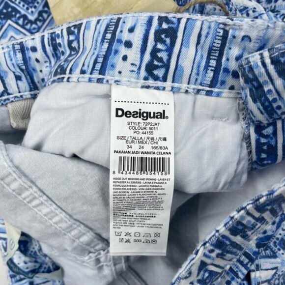 NWT DESIGUAL High Waisted Skinny Jean Sz 2 - Picture 9 of 10